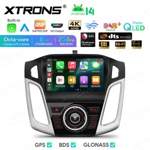 9" Android 14 8Core 8+256GB HiFi Car Stereo GPS Radio For Ford Focus 2012-2017 - Picture 1 of 18