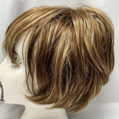 Rene of Paris Wig Audrey 2350 Copper Glaze Bob With Box Small Autumn highlights - Image 1 of 4