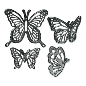 NEW 4 Butterflies Industrial Metal Cutting Dies - Picture 1 of 6