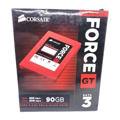 Corsair Force Series GT 2.5" 90GB SATA III Internal Solid State Drive (SSD) NEW - Image 1 of 3