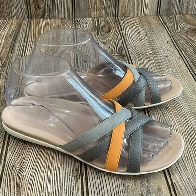 Vionic Womens Dava Leather Multicolored Comfort Strappy Slip on Sandals Size 6.5 - Image 1 of 4