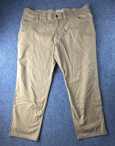 Pantalón de trabajo Carhartt para hombre 44 x 30 resistente flexible ajuste relajado lona 5 bolsillos (B) - Imagen 1 de 9