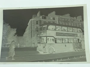Tollcross Bus Straßenbahn original großes Negativ Reg Nr DWS 422 Ref 10S-21M - Bild 1 von 1