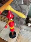 vintage Hand Crafted Wooden Pinocchio childs valet
