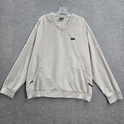 VINTAGE Nike Golf Men Jacket L Beige Ingram Embroidery Pullover - Image 1 of 4