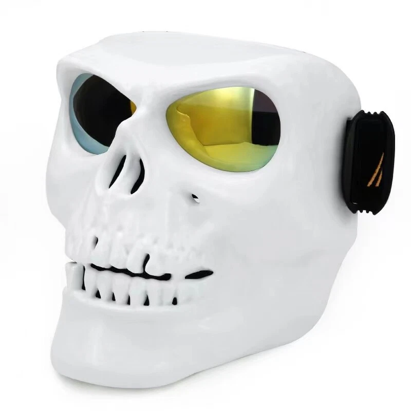 Casco Calavera Máscara Gafas Vantage Retro Casco Protector Facial A Prueba de Viento Foto 1 de 4