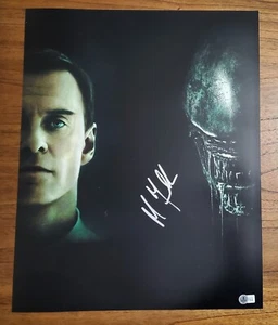 MICHAEL FASSBENDER SIGNIERT ALIEN COVENANT DAVID 16X20 FOTO PROMETHEUS BAS COA - Bild 1 von 2