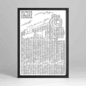 Murder on the Orient Express Agatha Christie Full Text Poster Spineless Classics - Picture 1 of 5
