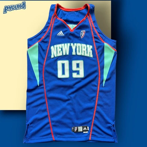 NEW YORK LIBERTY BASKETBALL JERSEY WNBA Authentic Team Issued 2009 SIZE L Rare Cover