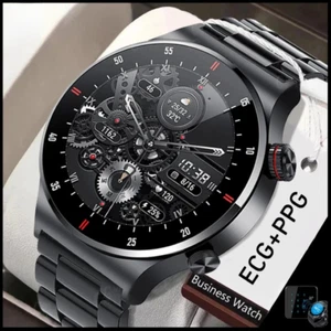 Reloj inteligente Bluetooth Llamada Hombres Frecuencia cardíaca NFC Deportes Fitness Rastreadores Impermeable - Imagen 1 de 19