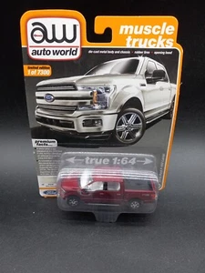 Auto World 2018 Ford F-150 Lariat Ultra Red Chase 1 of 7300 Rare New - Picture 1 of 2