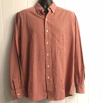 Rogue Button Up Mens Plaid Shirt Red Checkered Plaid Striped Size Medium Med - Image 1 of 4