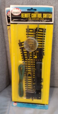 HO Scale Model Power Left Remote Control Switch Track  - Image 1 of 2