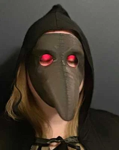 Pest Arzt Maske - historisches und gotisches Design mit alter Lederoptik - Bild 1 von 7