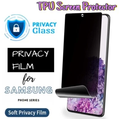 For Samsung Galaxy S21/22/23/24 Plus Ultra Privacy  Screen Protector Film - Image 1 of 4