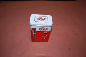 Vintage 1999 Drink Coca Cola Cooler Tin Can 5.5" x 3.5" x 2.5" - Picture 1 of 6