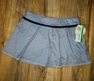 Ladies Grand Slam White/Blue Tennis Skort Tennis Rachet Print Size Small NWT $55 - Picture 1 of 8