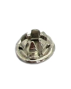 Qty (10) 3/8” Snap in Nickel Plated Panel Plugs Bright Finish Hole Covers 3/8 in - Picture 1 of 3