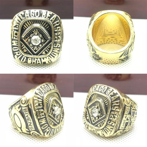 1963 Chicago Bears Championship Ring #BIVENS NFL Champions Size 8-13 Mens Cover