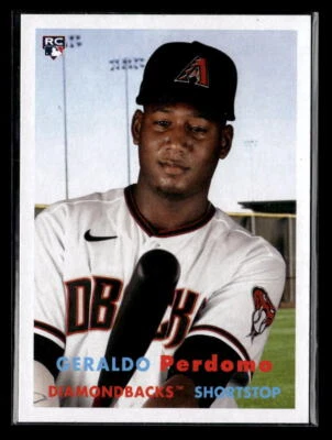 Geraldo Perdomo RC - 2021 Topps Archives Rookie #51 Arizona Diamondbacks - Image 1 of 2