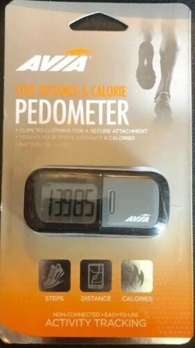 Avia Digital Goal Pedometer Step Distance and Calorie Tracker