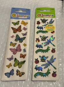 Sandylion Aufkleber * Epoxid Schmetterlinge - Insekten + Tiere * reflektierend 2 Stück - Bild 1 von 7