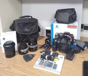 Konica Minolta Maxxum 5D 6.1MP DSLR-Kamera Konvolut - guter Zustand, volle Funktion *ZUSTAND - Bild 1 von 23