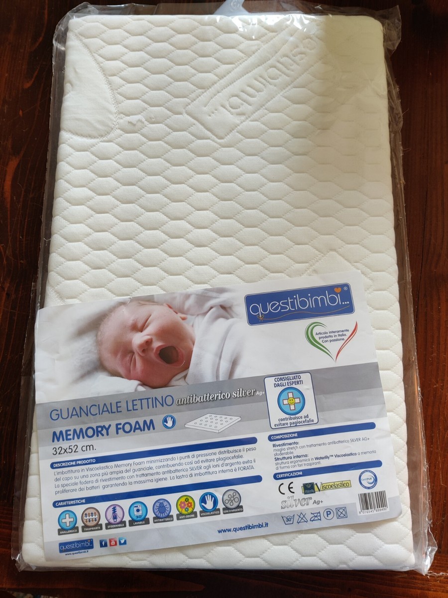 Cuscino Memory Foam Basso HADAR - Per Dormire A Pancia In Giù, Altezza 6cm, Federa 40x80 Cm - Foto 11