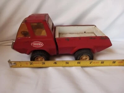 Vintage Tonka Red Diecast Metal Pressed Steel Pickup Truck USA 1970's - Image 1 of 4