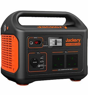 HIRE Power Station Jackery 1000w Pure Sine Inverter Multi Battery AC DC PR25 • 19.90£