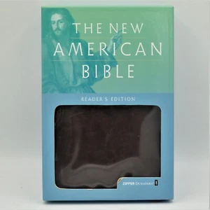 Oxford Press NEW AMERICAN BIBLE READER'S EDITION Burgundy Zippered 452Z NEW! - Imagen 1 de 5