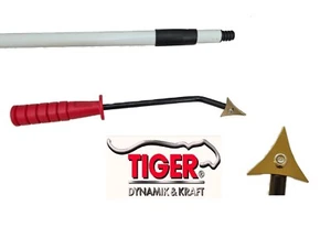 TIGER  Fugenkratzer Fugenreiniger Handgriff + Teleskopstiel 850 - 1300 mm im Set - Bild 1 von 9