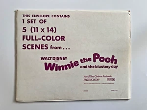 WINNIE THE POOH and the blustery day set of 5 original lobby cards - Picture 1 of 2