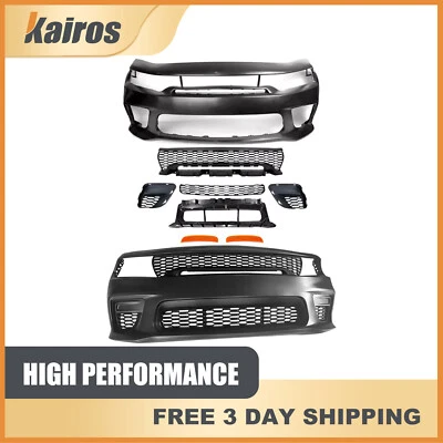Kit de parachoques delantero con marca lateral estilo carrocería sin ancho para Dodge Charger 2015-2023 Foto 1 de 3