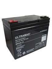 2 X ULTRA MAX 12V 35Ah (Come 33Ah & 34Ah) - Shoprider FPC Ricambio Gel Batteria