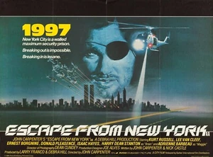 Flucht aus New York (1981)_5 Film Filmplakat Leinwand ikonisches Design - Bild 1 von 9