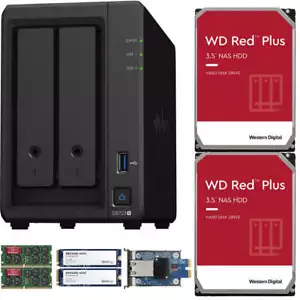 Synology DS723+ 16GB RAM 10GbE 800GB Cache 6TB (2x3TB) of WD RED PLUS Drives - Picture 1 of 1