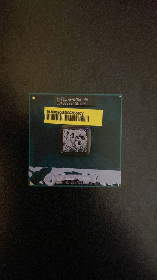 CPU INTEL PENTIUM DUAL-CORE MOBILE T4200 SLGJN (A/N SLGJN) usato - Immagine 1 di 2