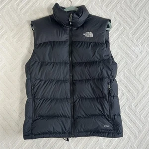 The North Face Jacke Herren Small Schwarz Nupste 700 Weste Gilet Puffer Coat TNF - Bild 1 von 9