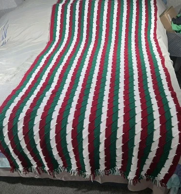 VENDA! Natal/feriado de crochê afegão! Lindo! Faz um presente maravilhoso! - Imagem 1 de 4