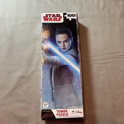STAR WARS THE LAST JEDI (REY) TOWER PUZZLE SEALED JIGSAW 5 x 18” - Image 1 of 4