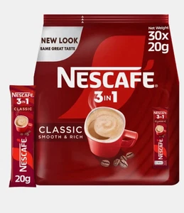 ⭐SCHNELLER VERSAND⭐ 3ER PACK X30 Stick NESCAFE 3 in 1 Classic Original Instant Kaffee - Bild 1 von 1