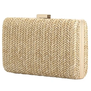 Summer Straw Clutch Purses for Women, Raffia Woven Crossbody Handbags, Evenin... - Picture 1 of 7