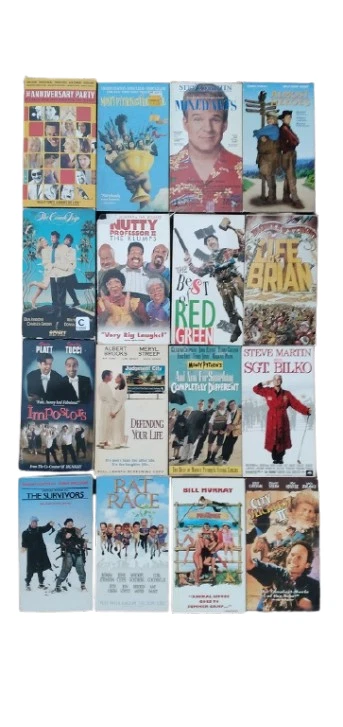 VHS Comedy Lot 16: Nutty Professor 2 / Meatballs / City Slickers 2 / Rat Race + Foto 1 de 1