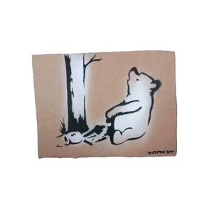 Banksy original artwork Honey Trap signed - 2015 Dismaland #1/3 +Entry ticket - Picture 1 of 3
