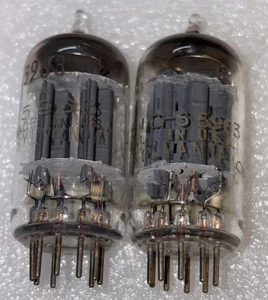 Sylvania UHS-5963 (12AU7) Grey Plate Vacuum Tubes TV7 Tested Strong - Picture 1 of 3