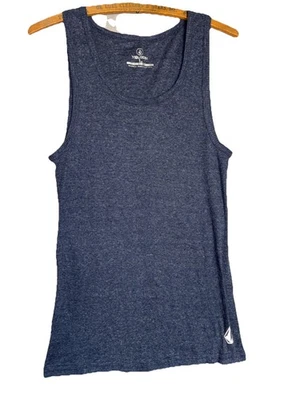 Volcom Womens Large Ribbed Tank Top Logo Stretchy Grunge Casual Buttery Soft! - Image 1 of 4