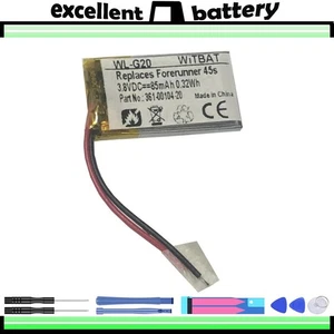BATTERIE 70mAh Type 361-00104-20 361-00104-00 For GARMIN Forerunner 45, Swim 2 - Foto 1 di 6