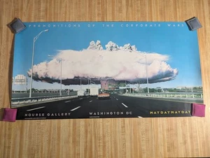The Last Washington Painting Alan Sonneman 1980s Premonitions of Corporate War - Picture 1 of 22