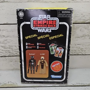 Kenner Star Wars Empire Strikes Back 2 Pack 4-Lom Zuckuss 2023 3.75" Figures New - Picture 1 of 24